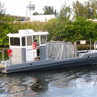 Scavenger Vessel Miami Florida Water decontamination pollution cleaning